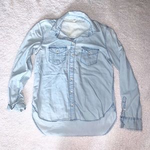 Aeropostale light blue flannel